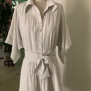 CHLOE Storm Grey SILK Dress